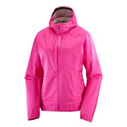 Salomon Bonatti Waterproof Jacket Women's in Beetroot Purple